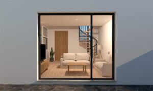 Render del proyecto de vivienda unifamiliar en Tenerife.